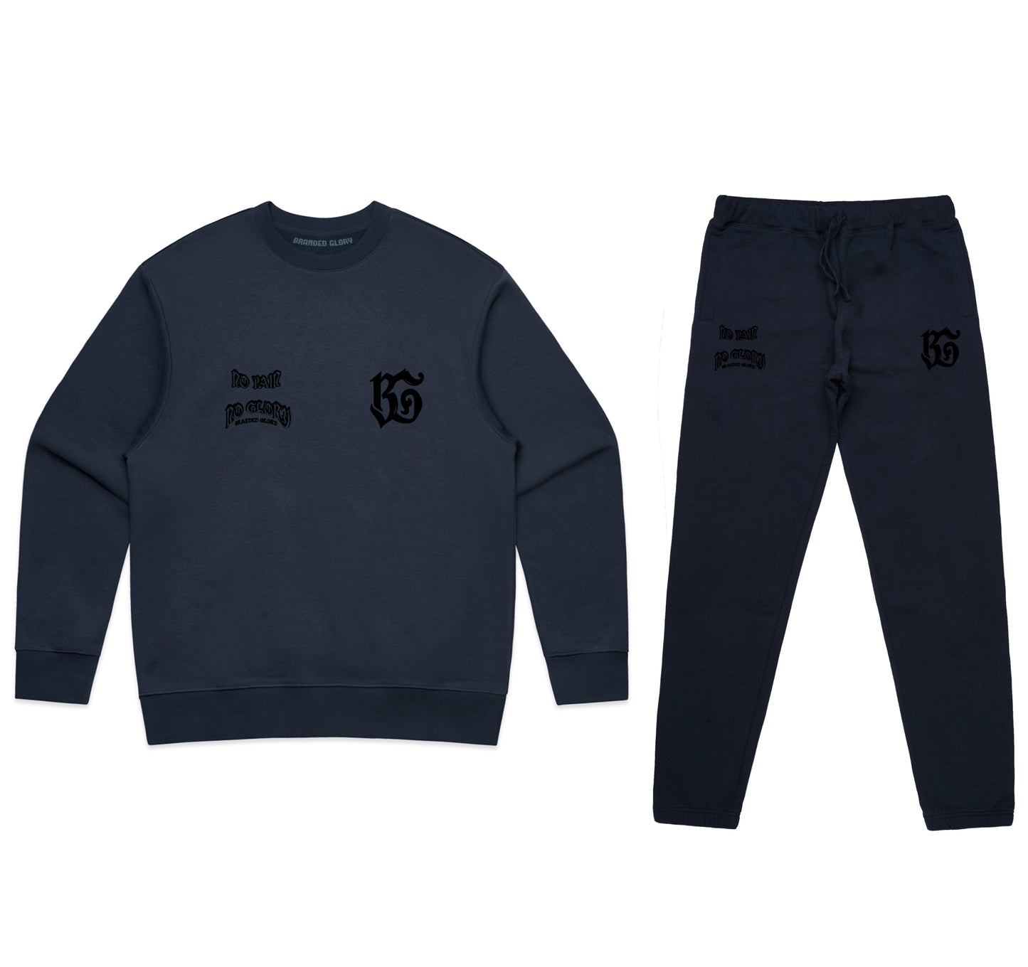 No Pain No Glory Set Blue